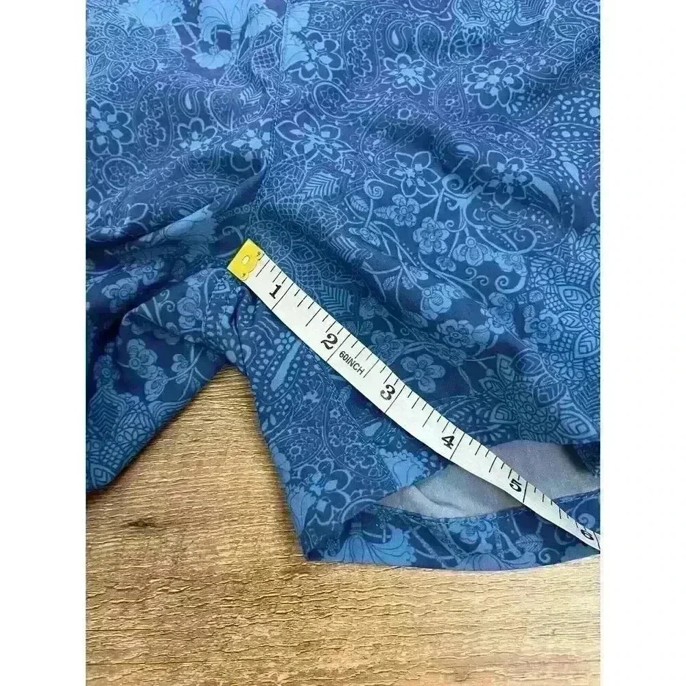 Lords Of Harlech Quack 2 Paisley Swim Shorts Blue Men's L Mesh Lined 4